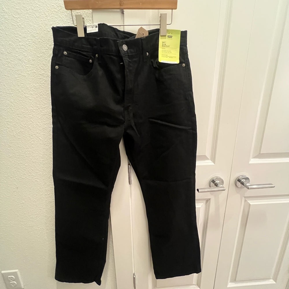Levi's Black Bootcut Jeans for Men